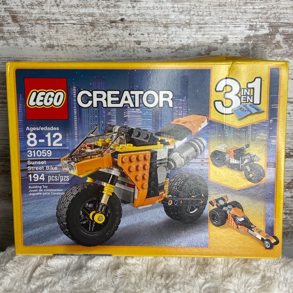 NIB Lego Creator Sunset Street Bike Factory Sealed 31059 Retired - Picture 1 of 7